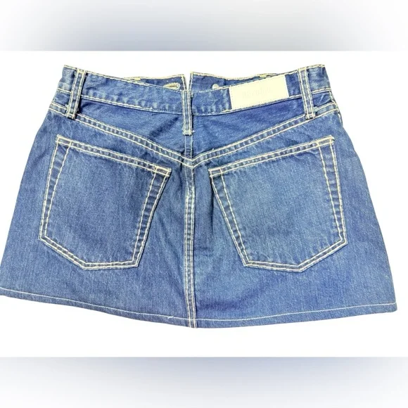 RE/DONE Denim Mini Skirt - Picture 2 of 6